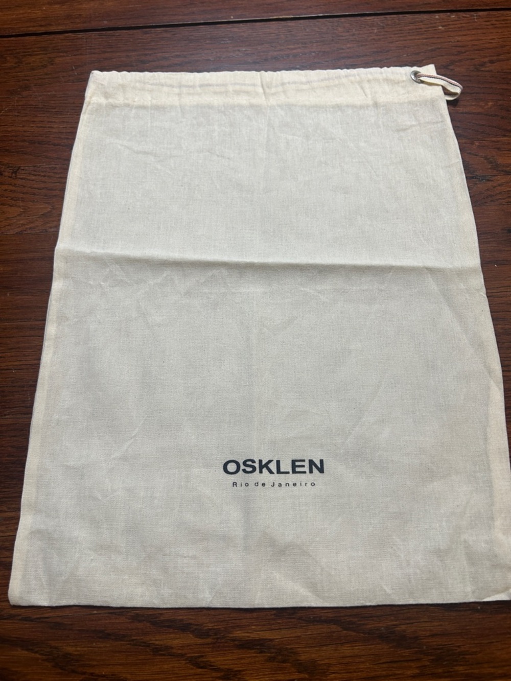 OSKLEN Rio de Janeiro Cotton Drawstring Dust Bag in Natural